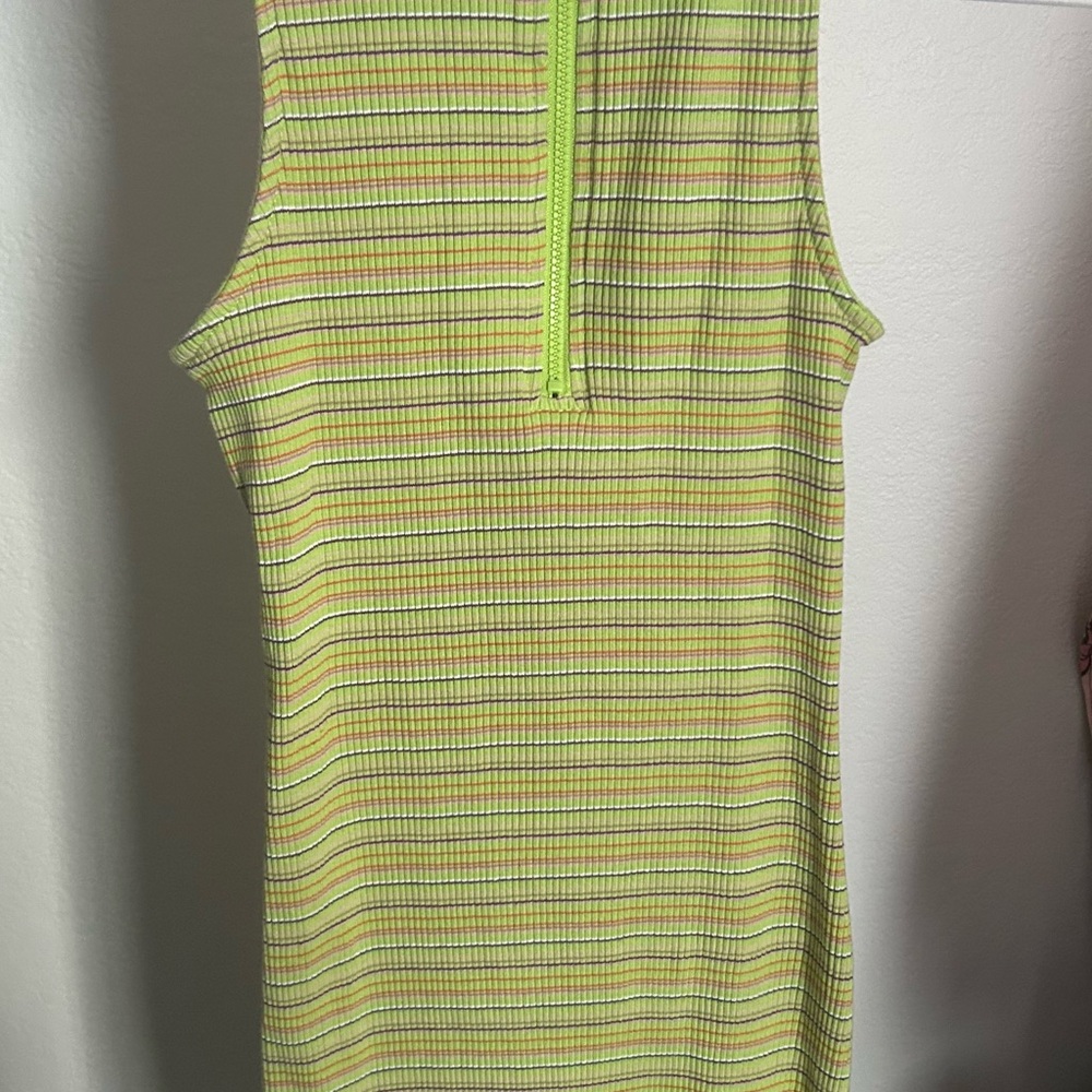 Wild Fable Lime Striped Dress
